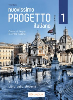 Cover of the textbook Nuovissimo Progetto italiano 1